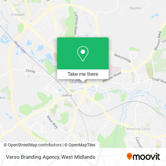 Verso Branding Agency map