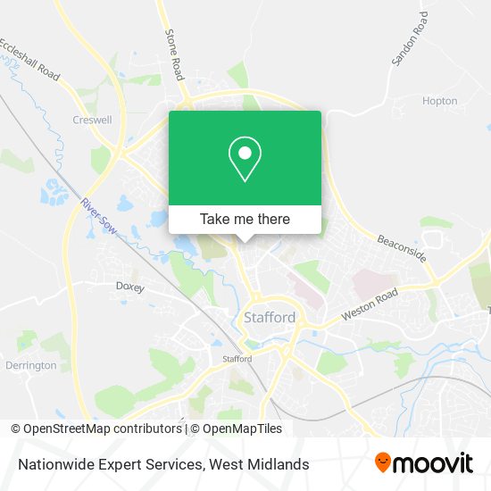 Nationwide Expert Services map