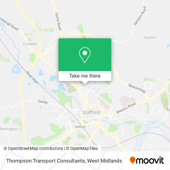 Thompson Transport Consultants map