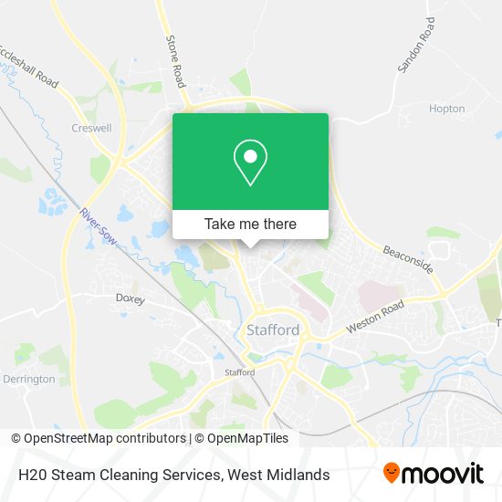 H20 Steam Cleaning Services map