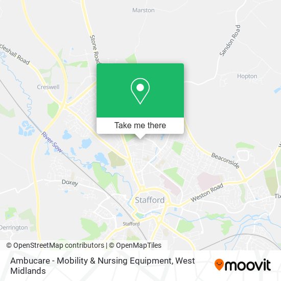 Ambucare - Mobility & Nursing Equipment map