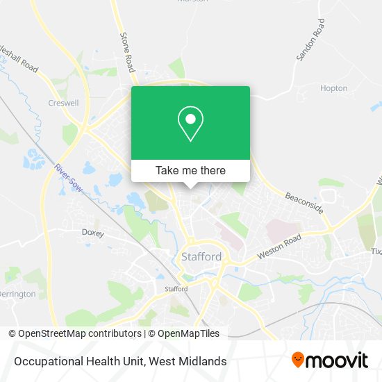 Occupational Health Unit map