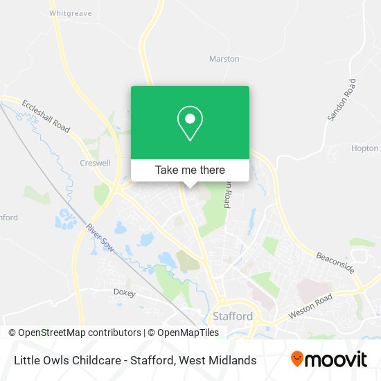 Little Owls Childcare - Stafford map