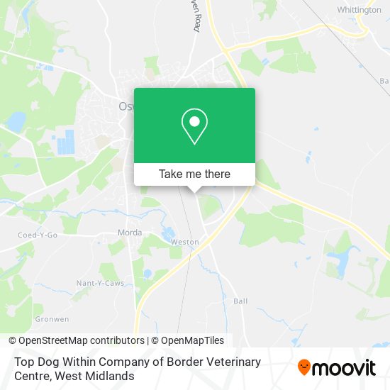 Top Dog Within Company of Border Veterinary Centre map