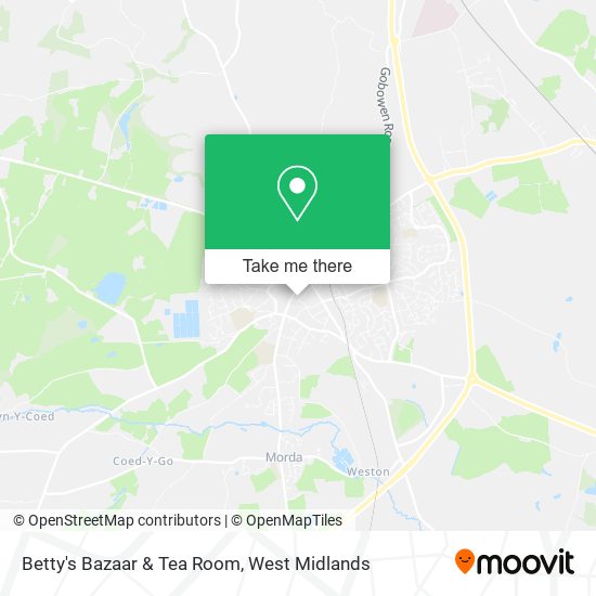 Betty's Bazaar & Tea Room map