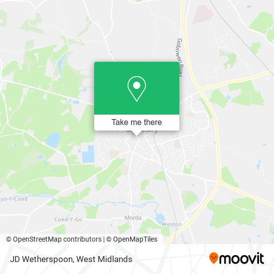 JD Wetherspoon map