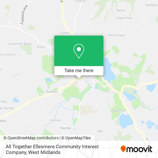 All Together Ellesmere Community Interest Company map