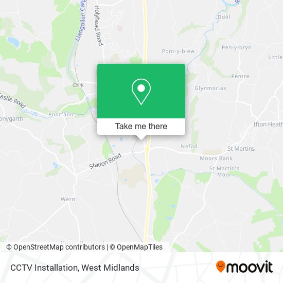 CCTV Installation map