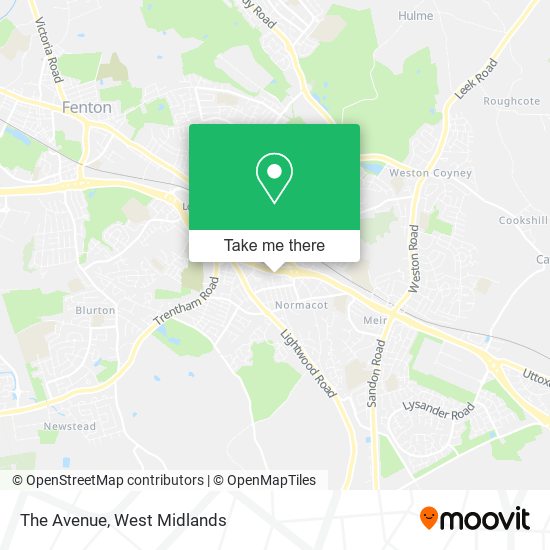 The Avenue map