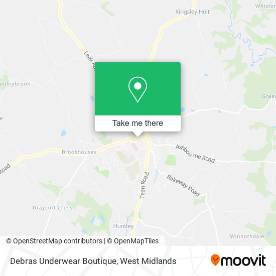 Debras Underwear Boutique map