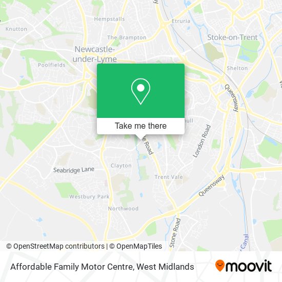 Affordable Family Motor Centre map