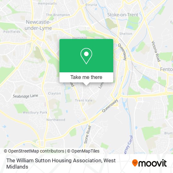 The William Sutton Housing Association map