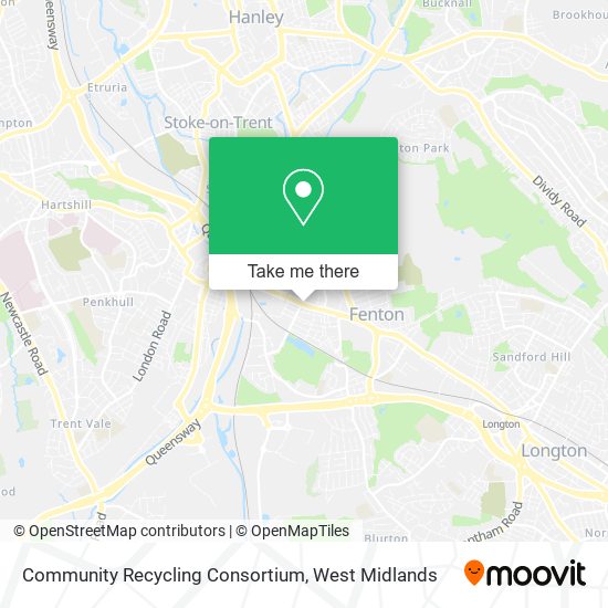 Community Recycling Consortium map