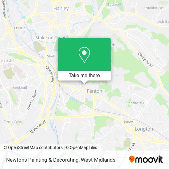 Newtons Painting & Decorating map