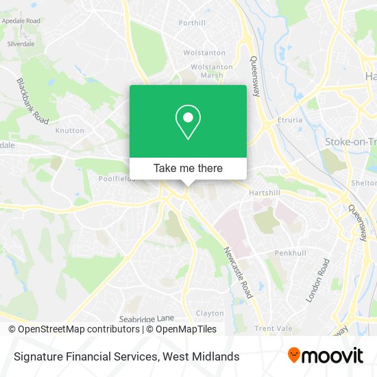 Signature Financial Services map