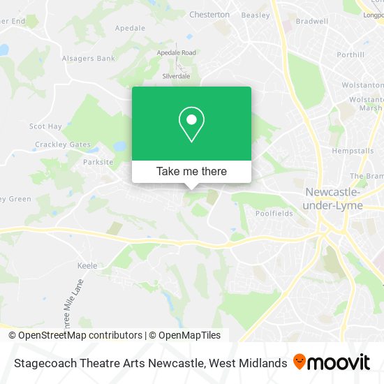 Stagecoach Theatre Arts Newcastle map