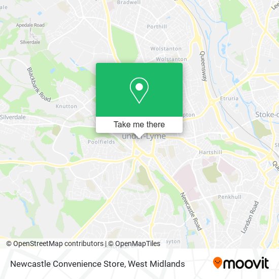 Newcastle Convenience Store map