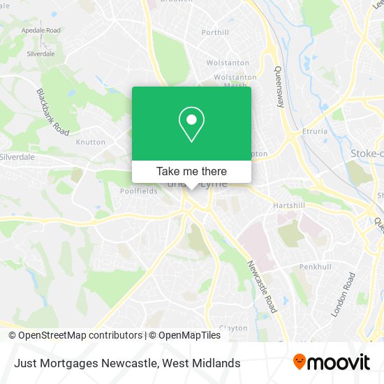 Just Mortgages Newcastle map