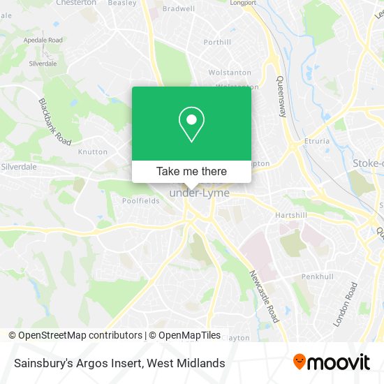 Sainsbury's Argos Insert map