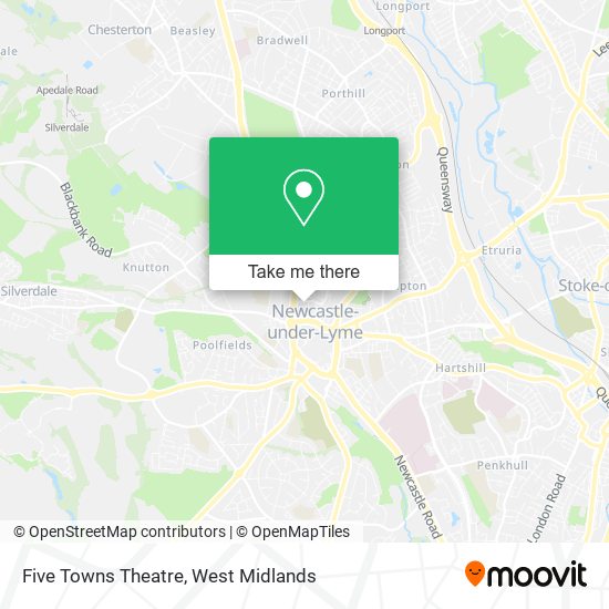 Five Towns Theatre map