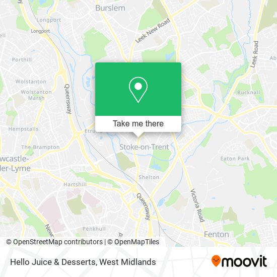 Hello Juice & Desserts map