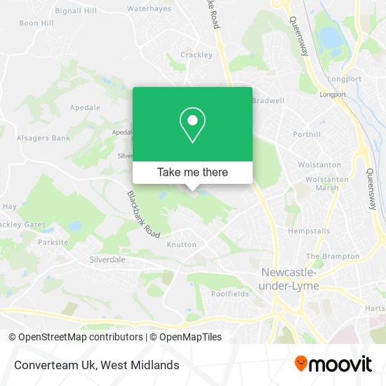 Converteam Uk map