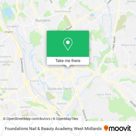 Foundations Nail & Beauty Academy map