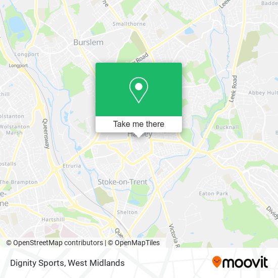 Dignity Sports map