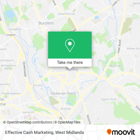 Effective Cash Marketing map