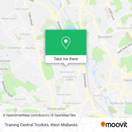 Training Central Toolkits map