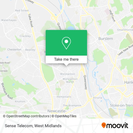 Sense Telecom map