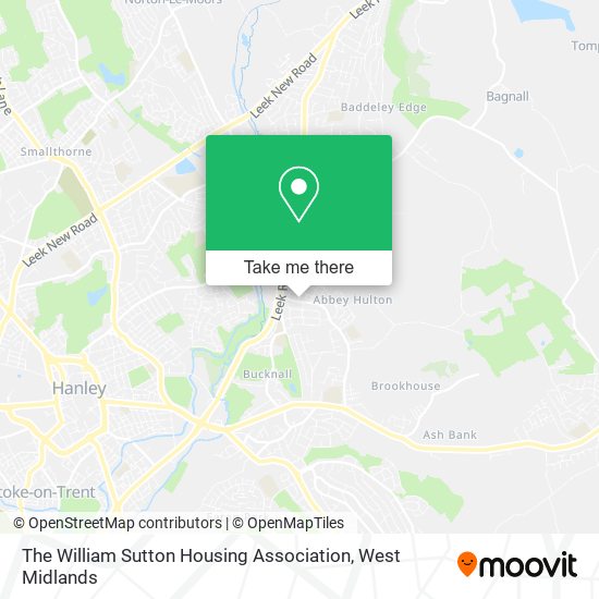The William Sutton Housing Association map