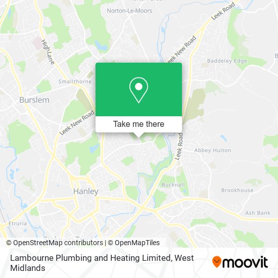 Lambourne Plumbing and Heating Limited map