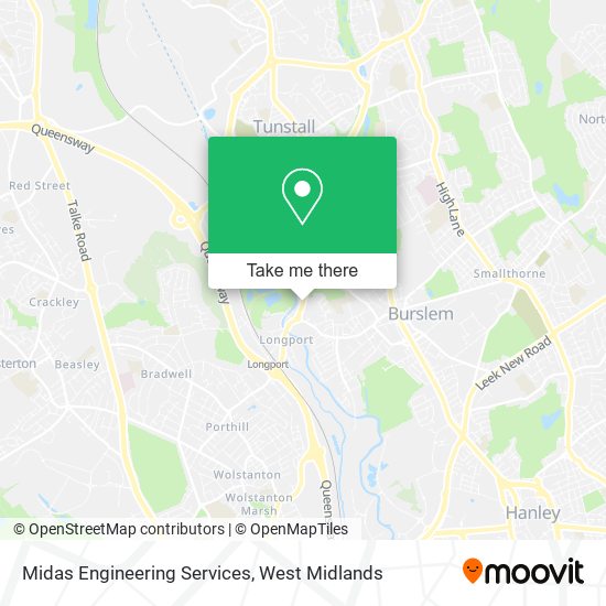 Midas Engineering Services map