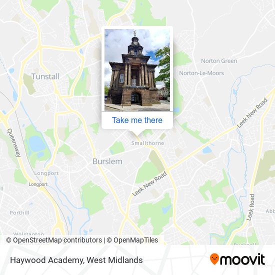 Haywood Academy map