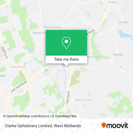 Clarke Upholstery Limited map