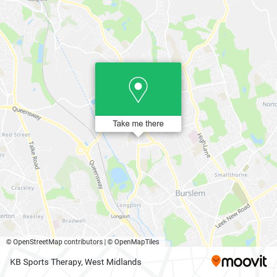 KB Sports Therapy map