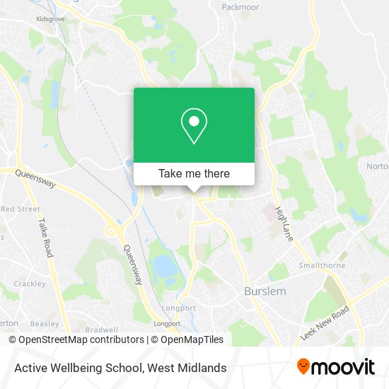 Active Wellbeing School map