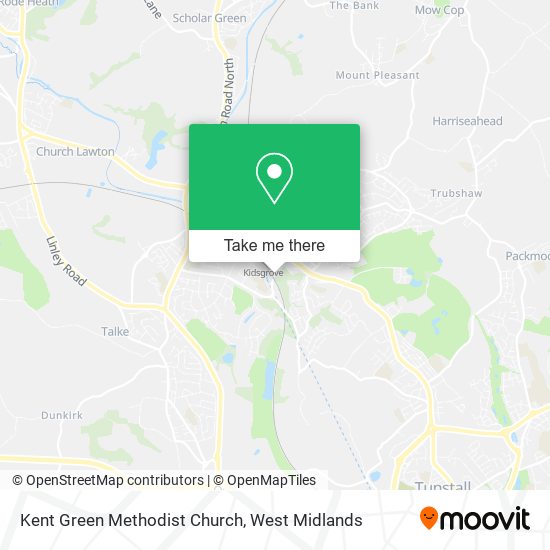 Kent Green Methodist Church map