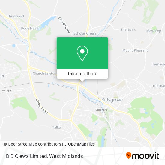 D D Clews Limited map