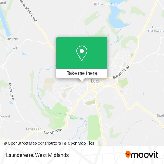 Launderette map