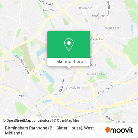Birmingham Rathbone (Bill Slater House) map
