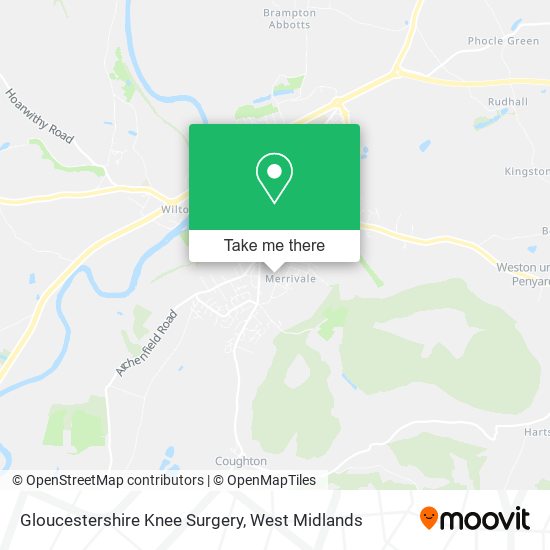 Gloucestershire Knee Surgery map