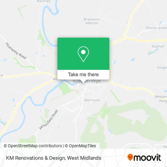 KM Renovations & Design map
