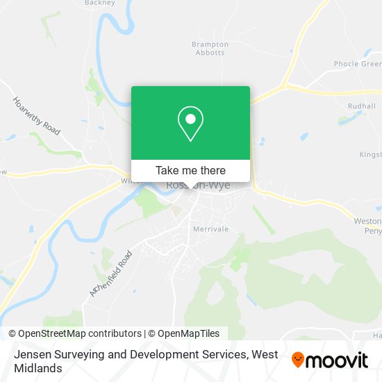 Jensen Surveying and Development Services map