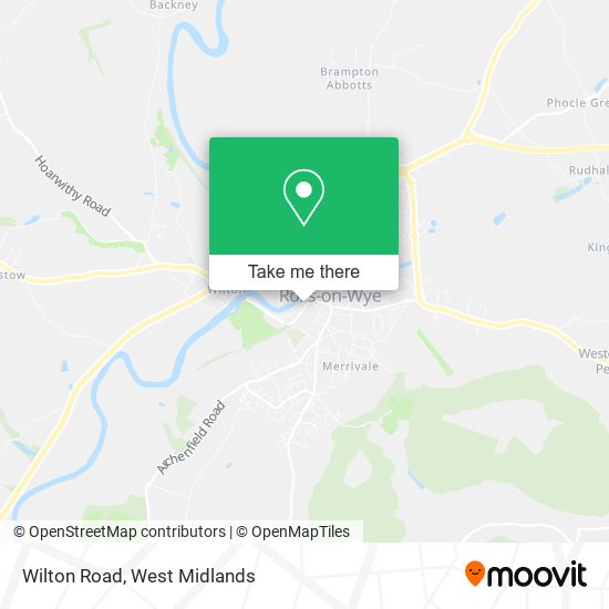 Wilton Road map