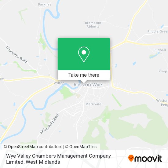 Wye Valley Chambers Management Company Limited map