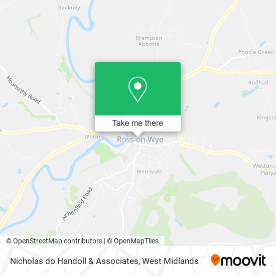 Nicholas do Handoll & Associates map