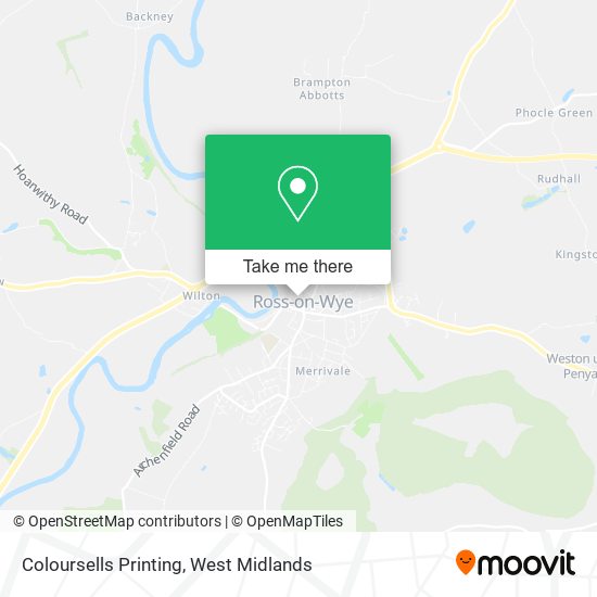 Coloursells Printing map