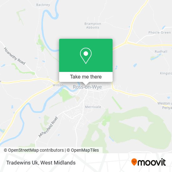 Tradewins Uk map